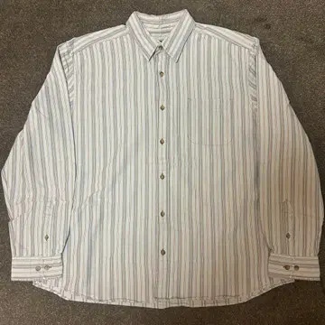 90s 에디 바우어 스트라이프 패턴 긴팔 셔츠