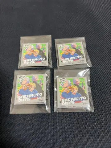 점프 페스타 점페스 사카모토 데이즈 캔뱃지 4개