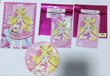 프리큐어 스이파라 큐어 아이돌 캔뱃지 카드 특전