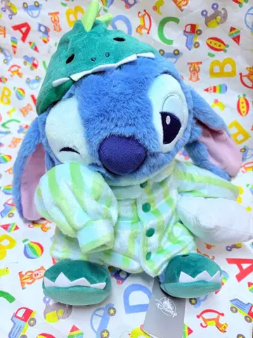 디즈니 스토어 스티치 봉제 인형 PAJAMA 파자마