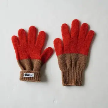 TEMBEA 니트 그로브 M 레드/카멜