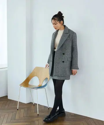 [ 미사용 새상품 ] EMMEL REFINES 본딩 빅 자켓