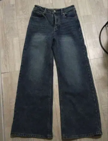 1회 사용. 새상품급, 안감 플리스, 스트레치, 데님