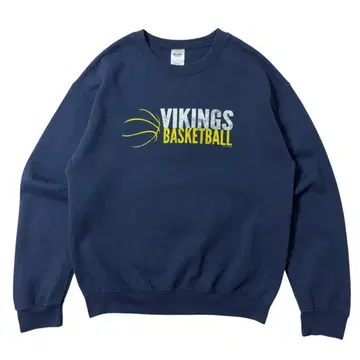 GILDAN 맨투맨 트레이닝복 네이비 VIKINGS 아메카지 구제 의류