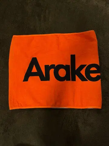 Arakezuri 로고 타월 오렌지