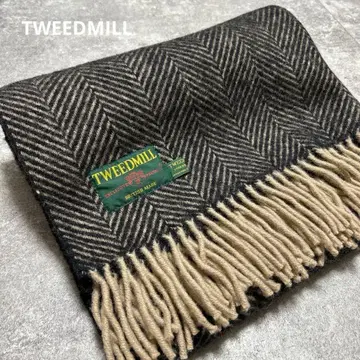 TWEEDMILL 울 헤링본 대형 스톨