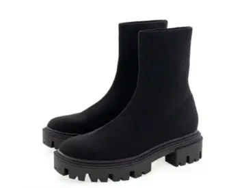 RANDA 니트 삭스 부츠 (블랙)