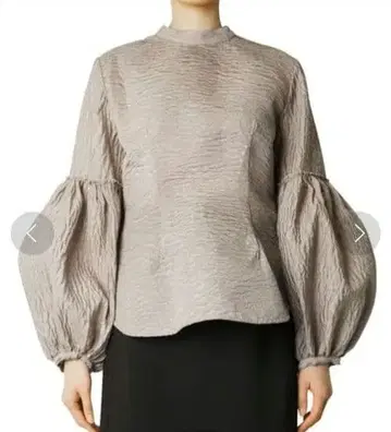 LE CIEL BLEU Zebra Jacquard Blouse