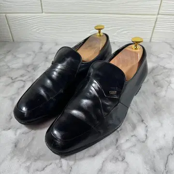 Marelli 블랙 가죽 로퍼 24cm