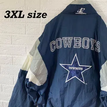 NFL 댈러스 카우보이즈 초 오버 사이즈 80s-90s 나일론 자켓