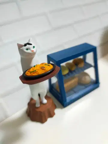 고양이 순수 카페 부치와 나폴리탄 빵집 마스코트 2 쇼케이스 빵 포함
