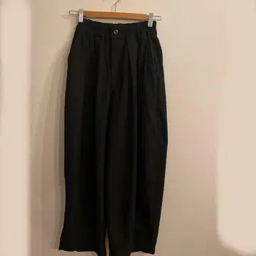 HARVESTY 하베스티 별주 서커스 슬랙스 팬츠 블랙