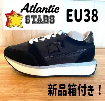 아틀란틱 스타스 TEACH 통굽 블랙 EU38 새상품 박스 포함