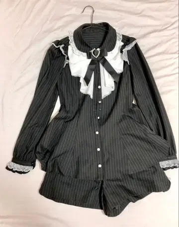 시크릿 허니 셋업 블랙 긴팔