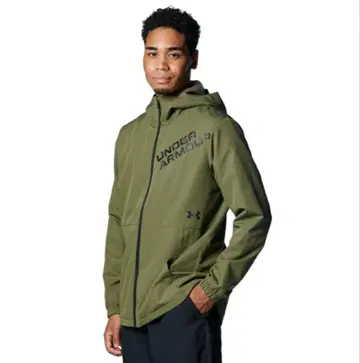 언더아머 UA 트리코 라인드 우븐 자켓