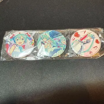 하츠네 미쿠 캔뱃지 3개 세트 헌혈 한정판 매지컬 미라이 2025