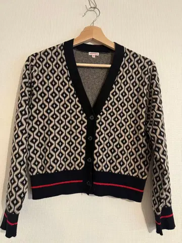 DRESSTERIOR 기하학 패턴 가디건 36