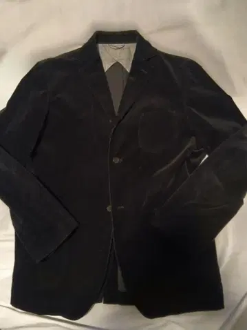 23구 블랙 코듀로이 테일러드 자켓