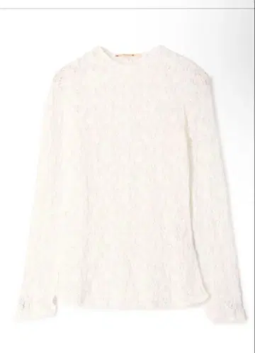 BACCA 스트레치 레이스 롱 슬리브 풀오버