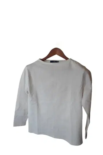 화이트 칠부 소매 T셔츠 saint james