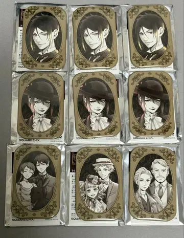 흑집사 Black Label 캔뱃지 세바스찬 9개 세트