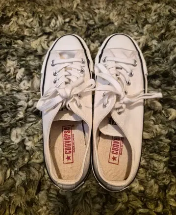 [ 새상품급 ] 컨버스 로우컷 (화이트) 23.5