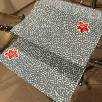 귀여운 코몬 무늬 나고야 오비 미착용 컨디션 최상