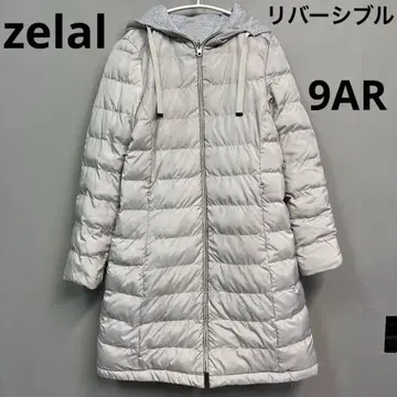 젤라르 zelal 리버서블 다운 코트 자켓 그레이 9호