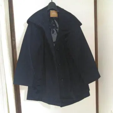 Leilian White Label 네이비 모즈 코트