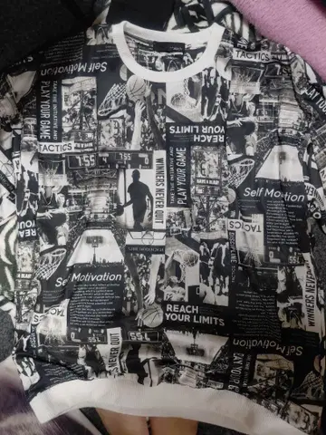 농구 그래픽 T셔츠 3L