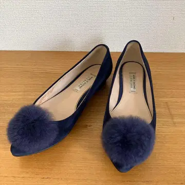 MODE ET JACOMO 플랫슈즈 23.5cm 네이비 계열