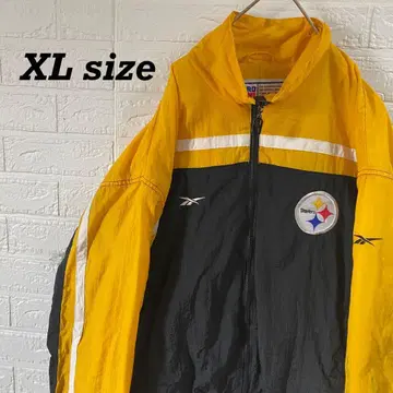 NFL 스틸러스 80s 바이컬러 나일론 자켓