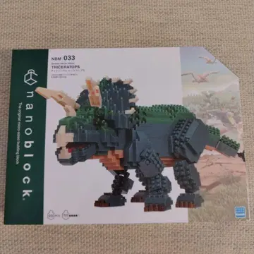 [ 미사용 새상품 ] nanoblock 트리케라톱스 NBM-033
