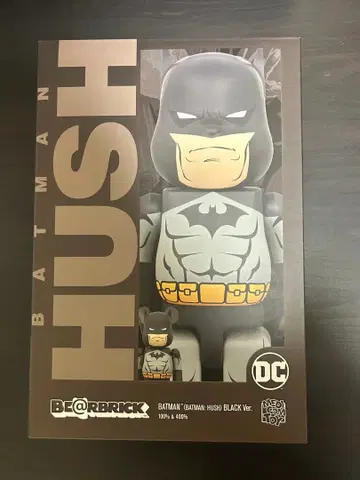BE@RBRICK BATMAN HUSH BLACK Ver.
