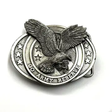 GO ARMY RESERCE 미 육군 예비군 미국제 버클 80