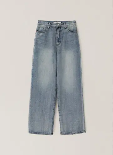 ohotoro 브러시드 와이드 진 S 쇼트