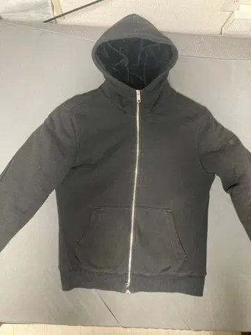 Armani Exchange 풀 집업 후드티 블랙 셋업