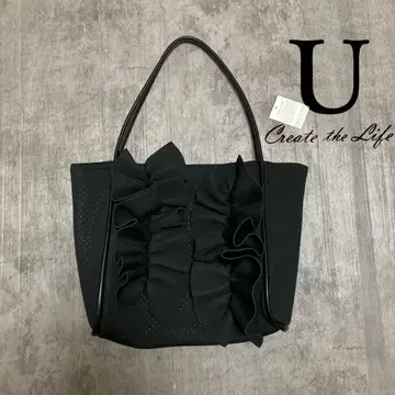 [ 새상품 택 포함 ] Moelleux 모와루 프릴 토트백