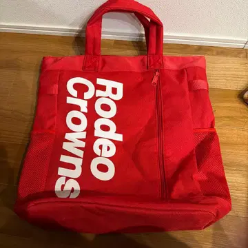 로데오 크라운즈 레드 토트백