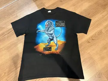 90s 롤링 스톤스 브릿지스 투 바빌론 투어 티셔츠 당시 물건