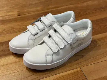 SANGACIO 화이트 벨크로 OFF COAT 뉴 스니커즈 27.0