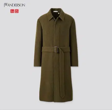 가격 대폭 인하 UNIQLO JW ANDERSON 더블 페이스 싱글 코트