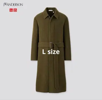 가격 대폭 인하 UNIQLO JW ANDERSON 더블 페이스 싱글 코트