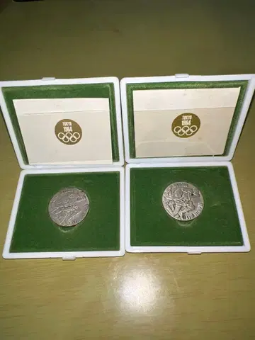 올림픽 도쿄 대회 1964년 기념 메달 은메달