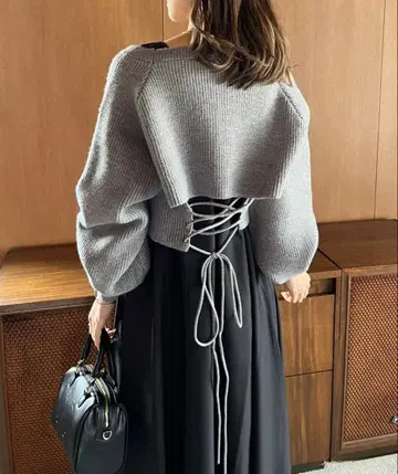 NICECLAUP 멀티 웨이 니트 세트 원피스 L 사이즈