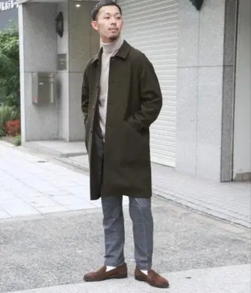 URBAN RESEARCH DOORS 울 스텐 칼라 코트