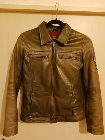 로쏘 스타일 라보 가죽 자켓 L 여성용 브라운