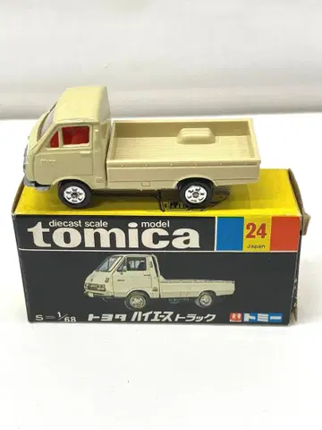 토미카 도요타 하이에이스 트럭 베이지 크림 No.24 블랙 상자