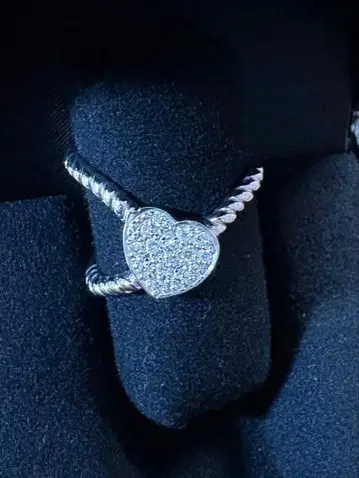 카라치 하트 모티브 반지 (21.5호)