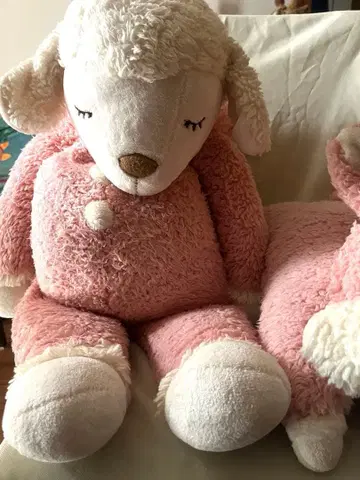 리브하트 히츠지노 메이플 핑크 귀여운 복슬복슬 큰 봉제 인형